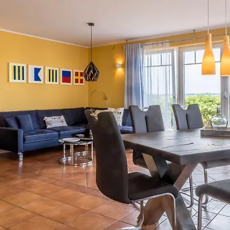 Am Seglerhafen, Terrasse, Garten, Meerblick - Boddentraum Morgenrot Сasa de vacaciones