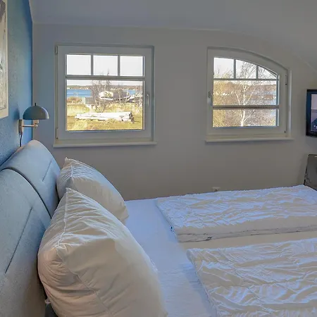 Am Seglerhafen, Terrasse, Garten, Meerblick - Boddentraum Morgenrot Сasa de vacaciones